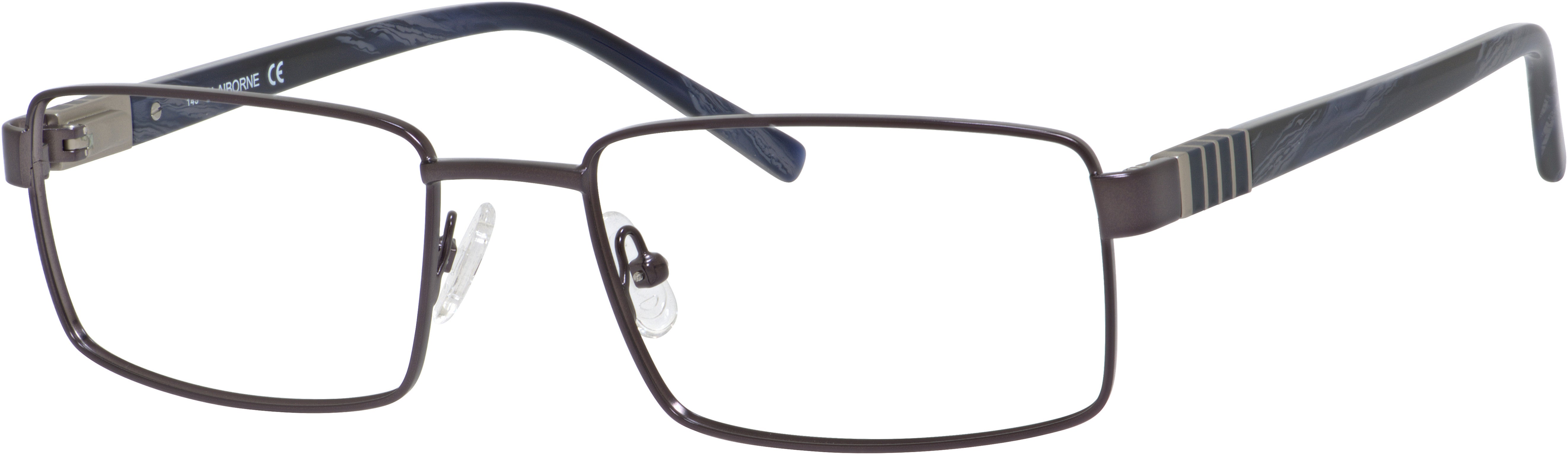  Claiborne 234XL Rectangular Eyeglasses 01J1-01J1  Ruthenium (00 Demo Lens)