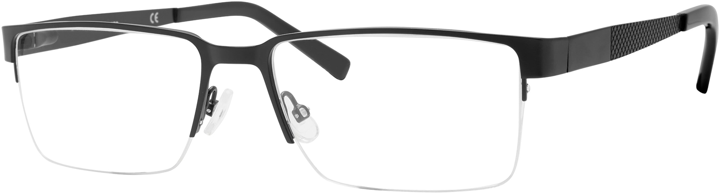  Claiborne 246 Rectangular Eyeglasses 0003-0003  Matte Black (00 Demo Lens)