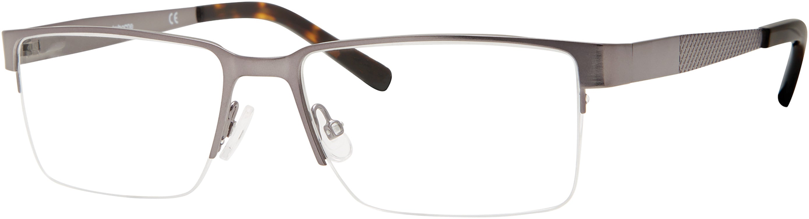  Claiborne 246 Rectangular Eyeglasses 06LB-06LB  Ruthenium (00 Demo Lens)