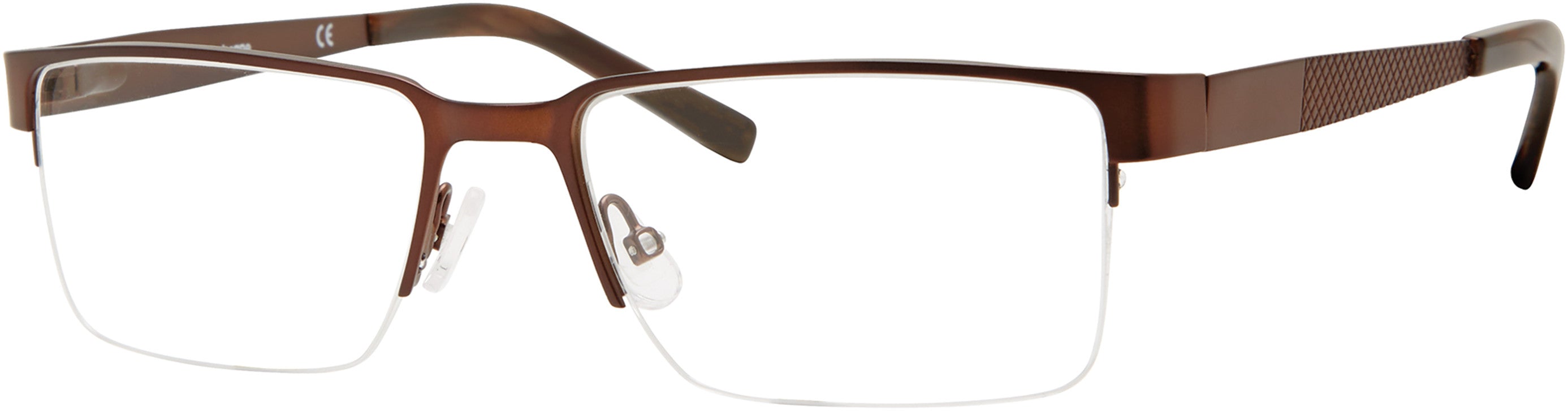  Claiborne 246 Rectangular Eyeglasses 0R0Z-0R0Z  Dark Brown (00 Demo Lens)