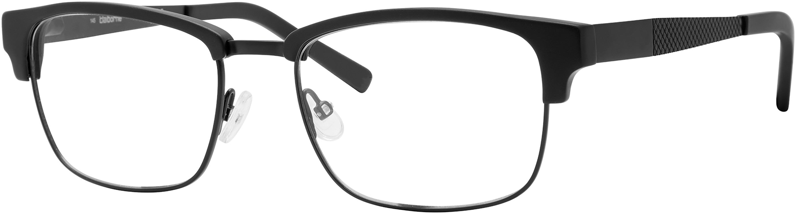  Claiborne 247 Rectangular Eyeglasses 0003-0003  Matte Black (00 Demo Lens)