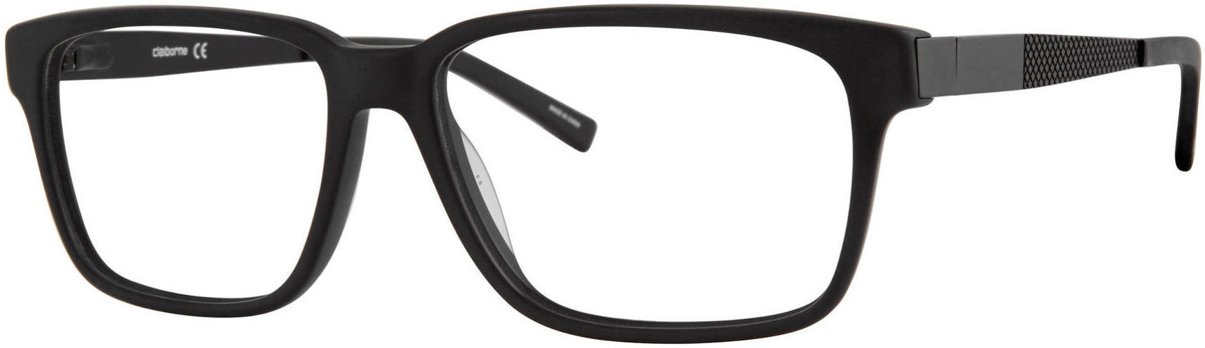 Claiborne 248 Rectangular Eyeglasses 0003-0003  Matte Black (00 Demo Lens)