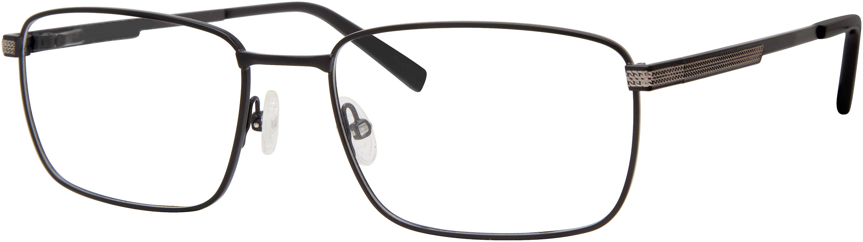  Claiborne 249 Rectangular Eyeglasses 0003-0003  Matte Black (00 Demo Lens)