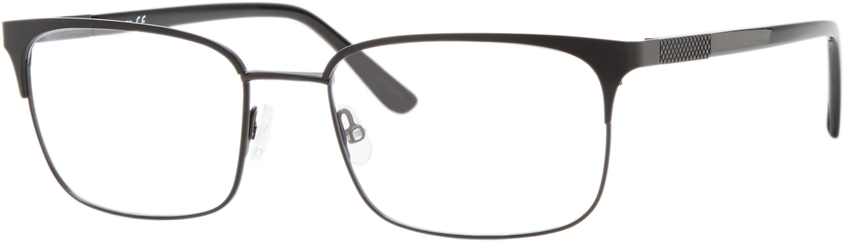  Claiborne 251 Square Eyeglasses 0003-0003  Matte Black (00 Demo Lens)