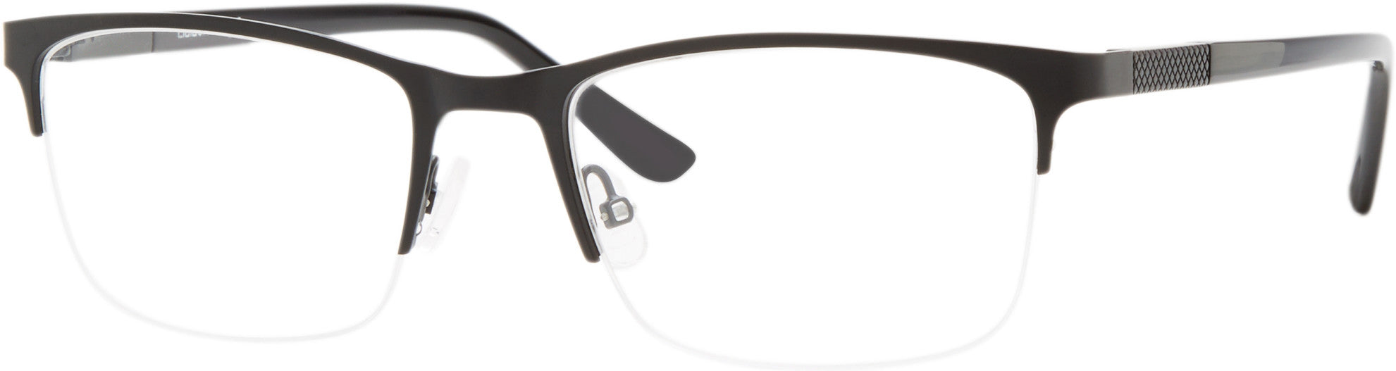  Claiborne 252 Rectangular Eyeglasses 0003-0003  Matte Black (00 Demo Lens)