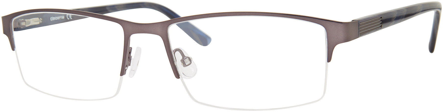  Claiborne 254 Rectangular Eyeglasses 0FRE-0FRE  Matte Gray (00 Demo Lens)