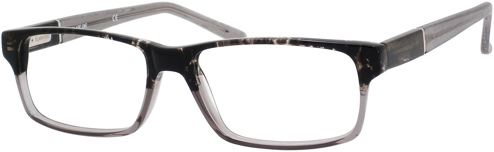  Claiborne 302 Rectangular Eyeglasses 0RJ3-0RJ3  Demi Black Smoke (00 Demo Lens)