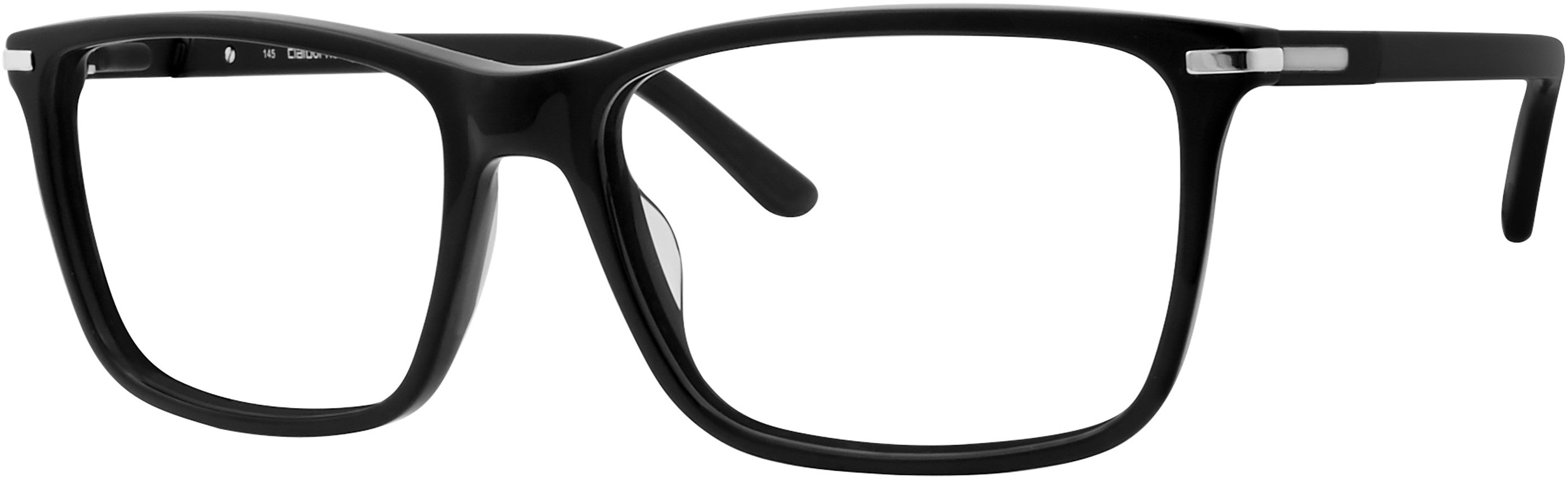  Claiborne 318 Rectangular Eyeglasses 0807-0807  Black (00 Demo Lens)