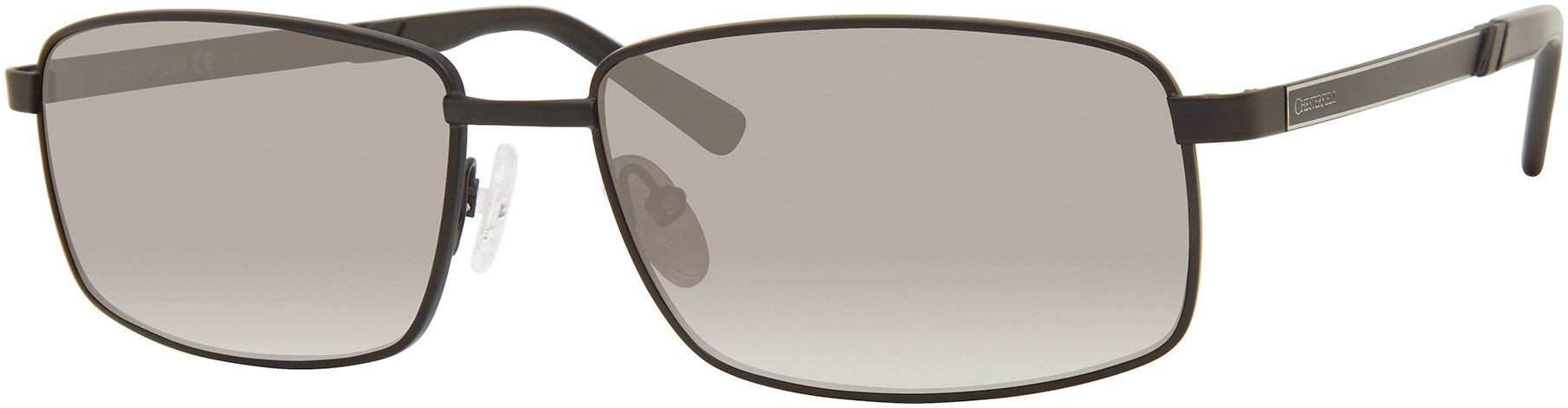  Chesterfield 09/S Rectangular Sunglasses 0003-0003  Matte Black (M9 Gray Pz)