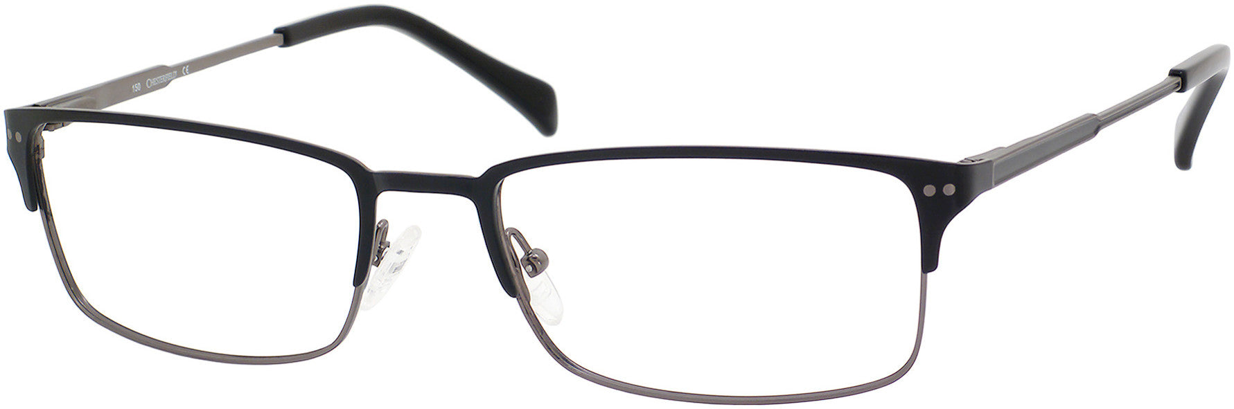  Chesterfield 17 XL Rectangular Eyeglasses 0RD2-0RD2  Black (00 Demo Lens)