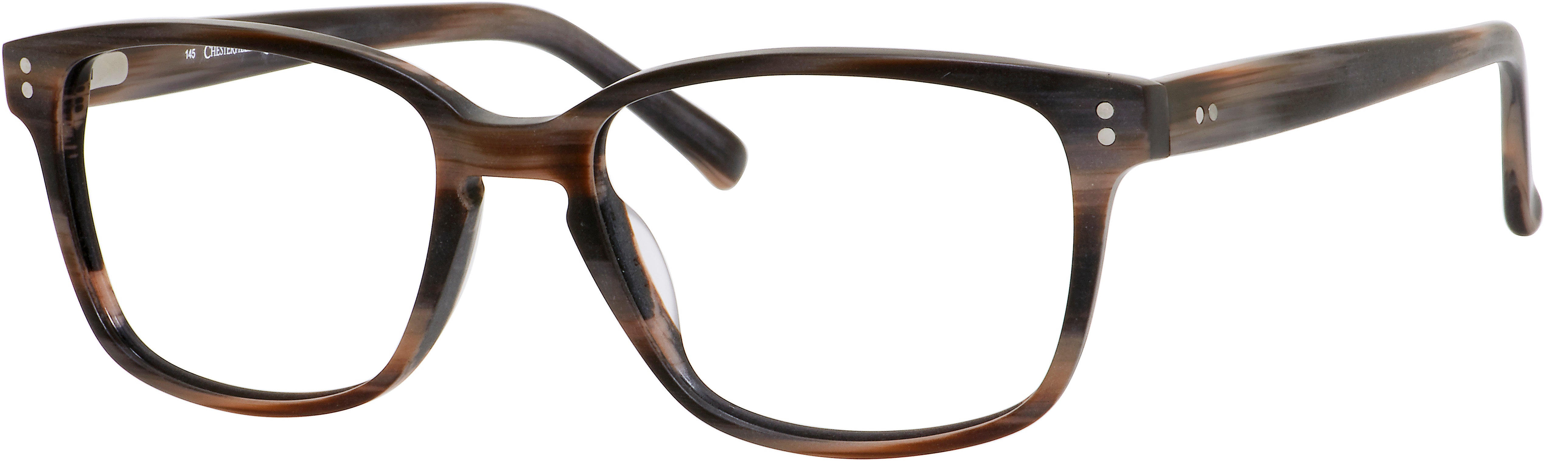  Chesterfield 28 XL Rectangular Eyeglasses 0GA9-0GA9  Semi Matte Horn (00 Demo Lens)