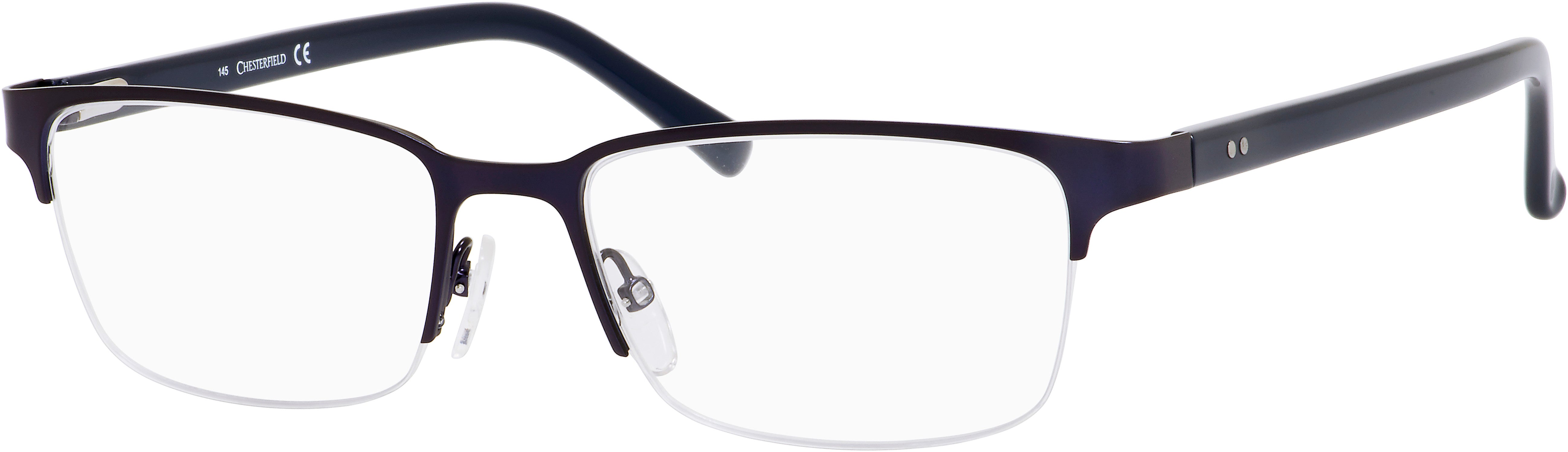  Chesterfield 29 XL Rectangular Eyeglasses 01P6-01P6  Navy (00 Demo Lens)