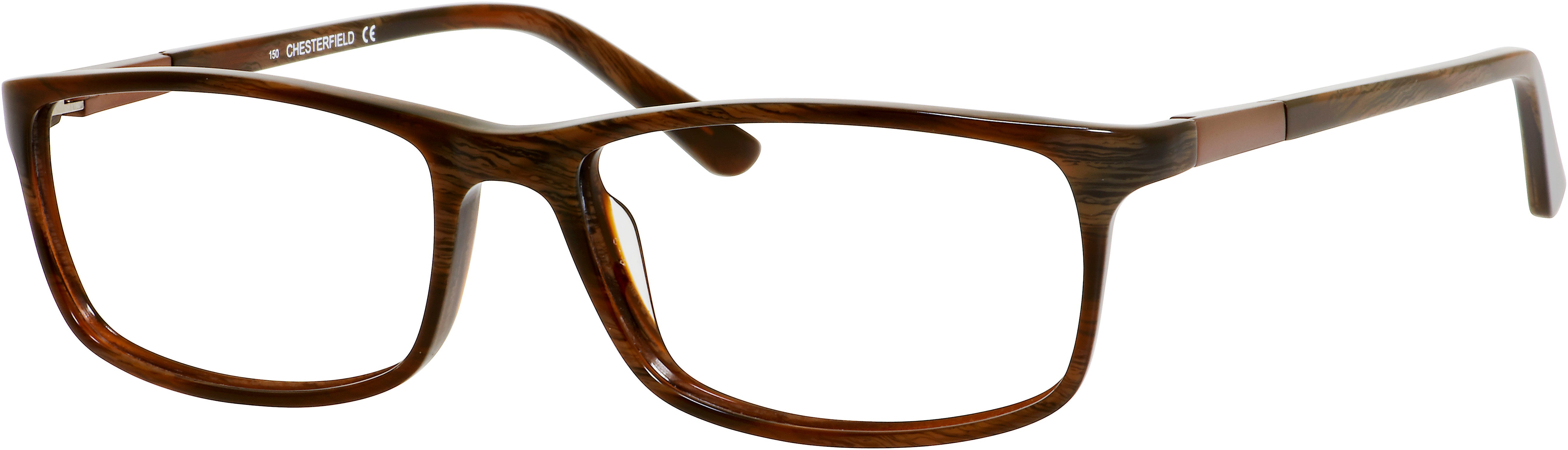  Chesterfield 30XL Rectangular Eyeglasses 0EB8-0EB8  Horn (00 Demo Lens)