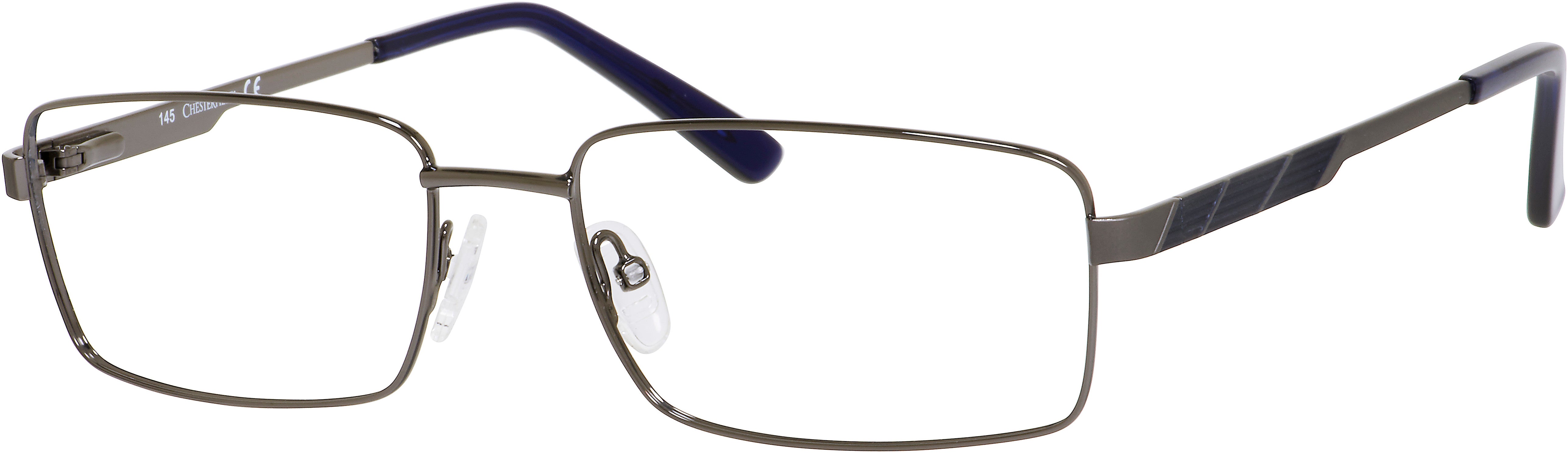  Chesterfield 31 XL Rectangular Eyeglasses 0FL1-0FL1  Gunmetal (00 Demo Lens)