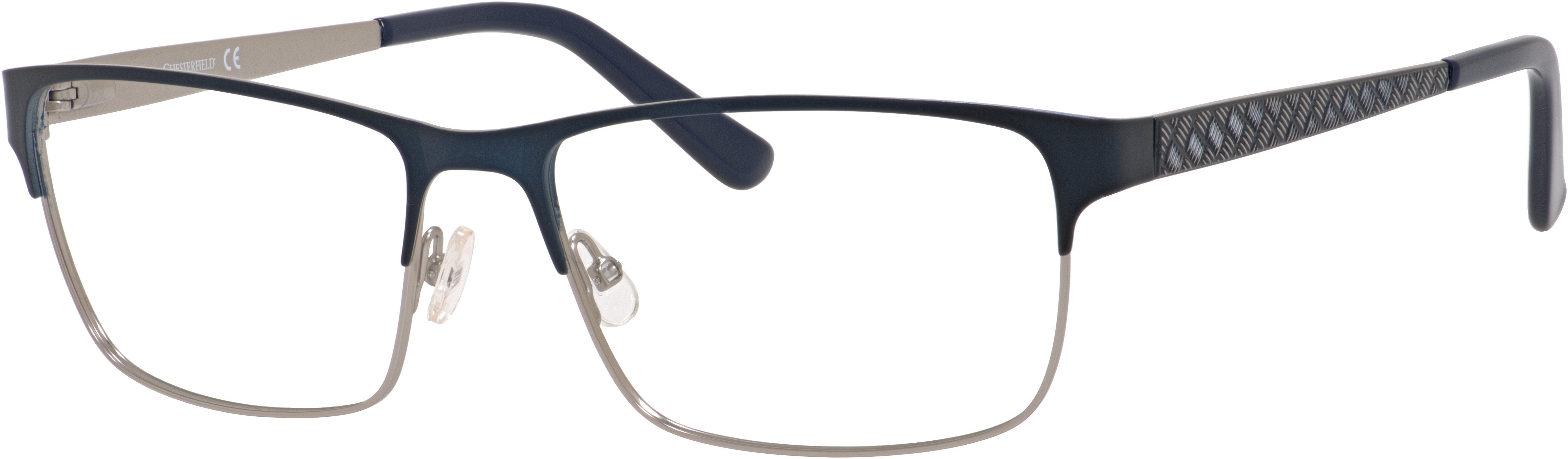  Chesterfield 34 XL Rectangular Eyeglasses 0RD4-0RD4  Navy / Gunmetal (00 Demo Lens)