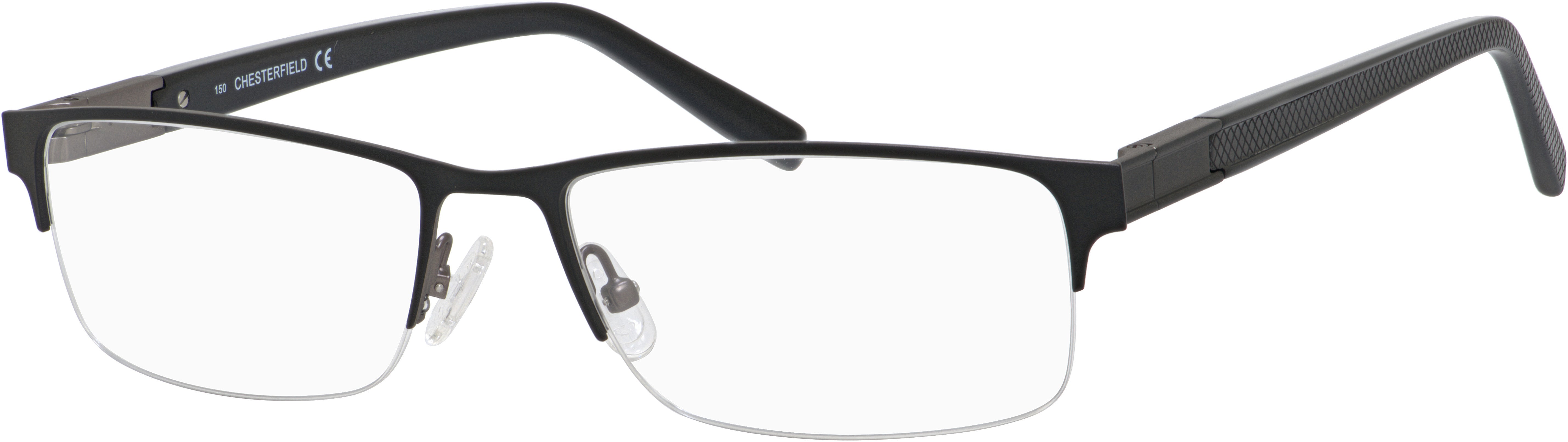  Chesterfield 45 XL Rectangular Eyeglasses 0JVW-0JVW  Black (00 Demo Lens)