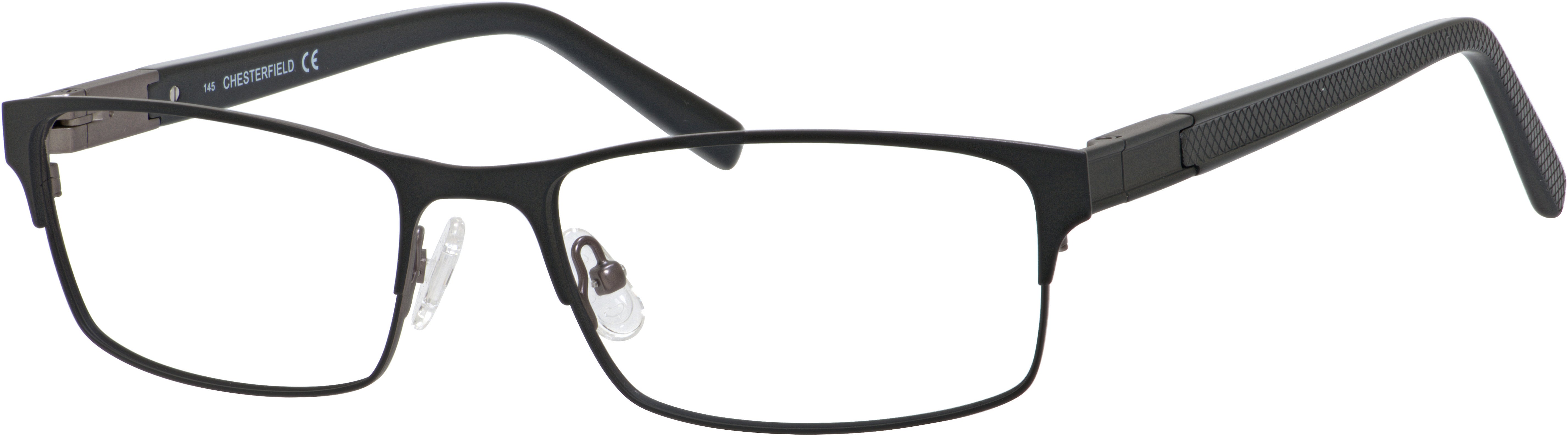  Chesterfield 46 XL Rectangular Eyeglasses 0JVW-0JVW  Black (00 Demo Lens)