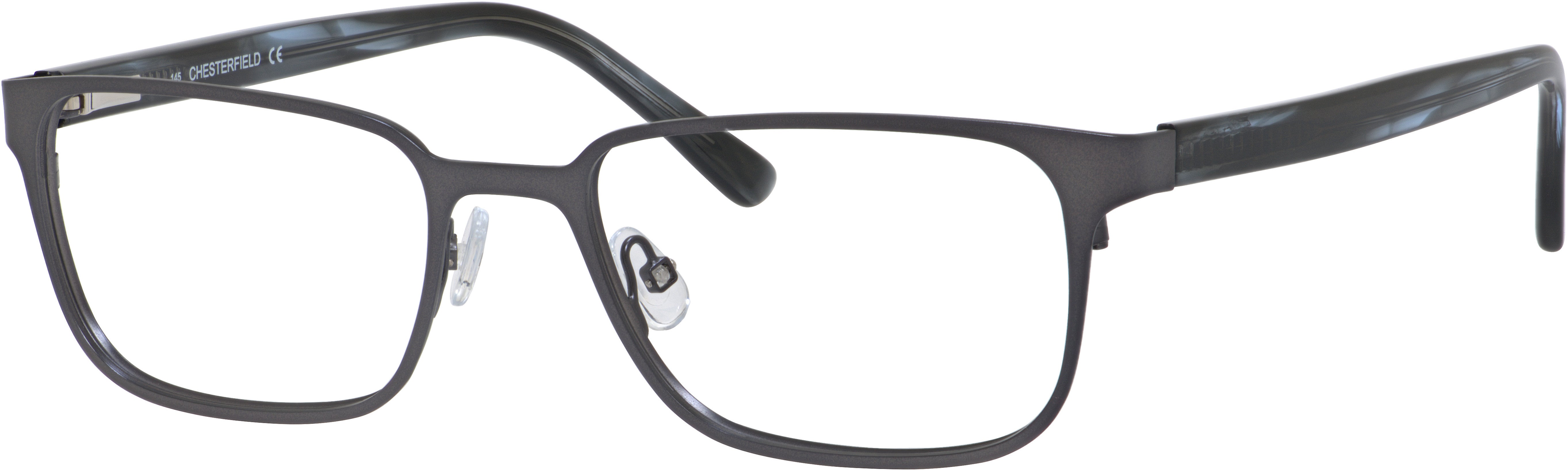  Chesterfield 50/XL Rectangular Eyeglasses 0Y17-0Y17  Matte Slate (00 Demo Lens)