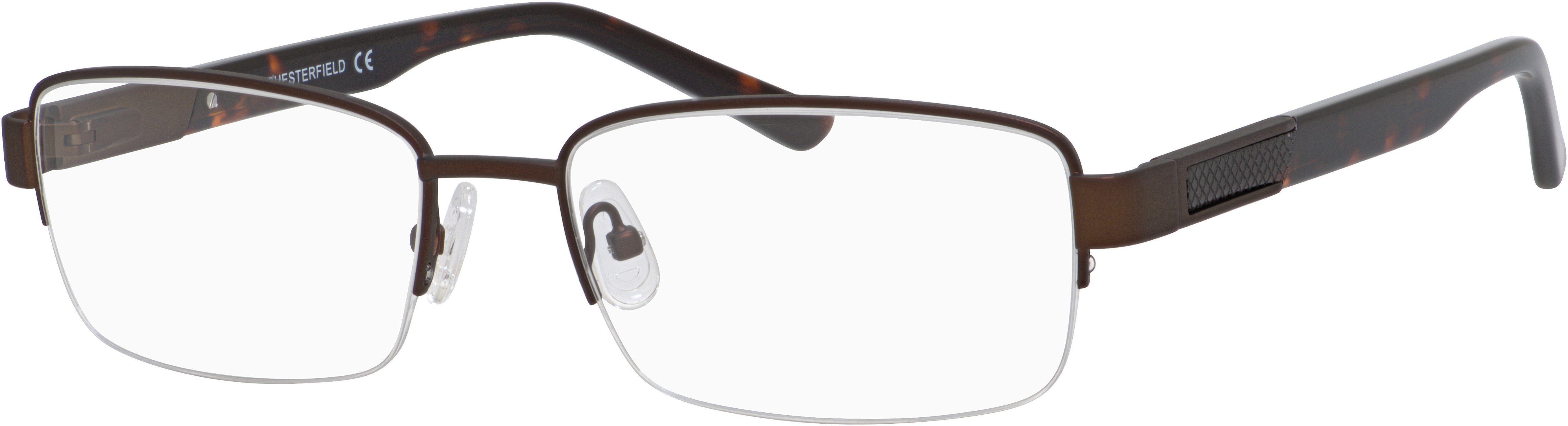  Chesterfield 53XL Rectangular Eyeglasses 0R0Z-0R0Z  Dark Brown (00 Demo Lens)