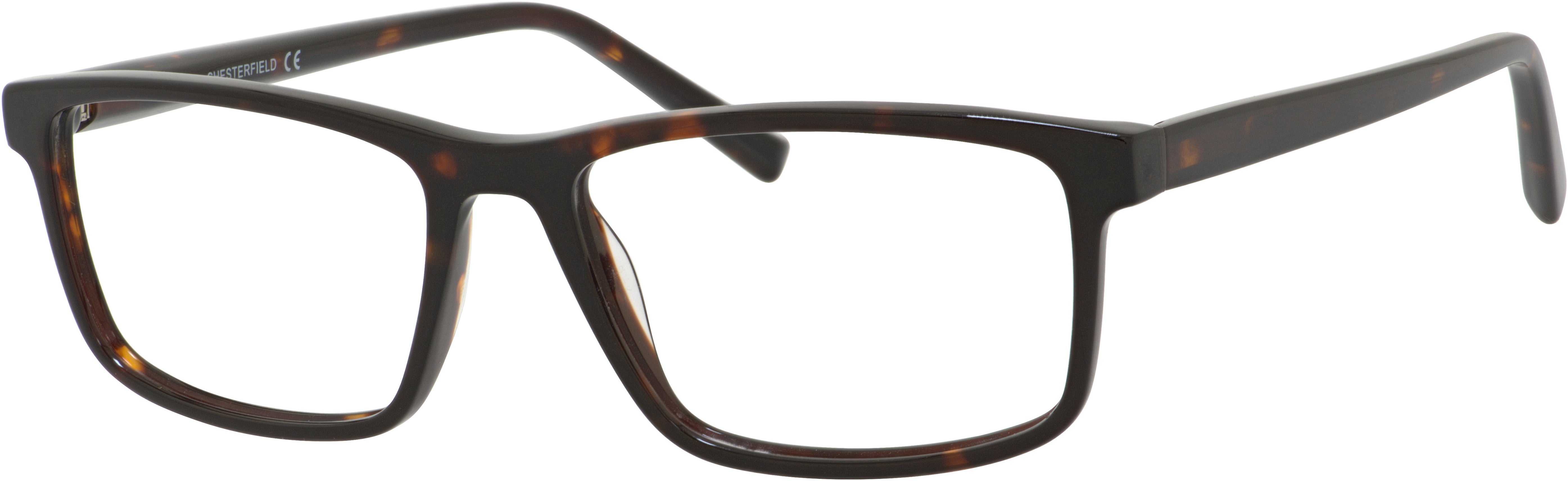  Chesterfield 58XL Rectangular Eyeglasses 0086-0086  Dark Havana (00 Demo Lens)