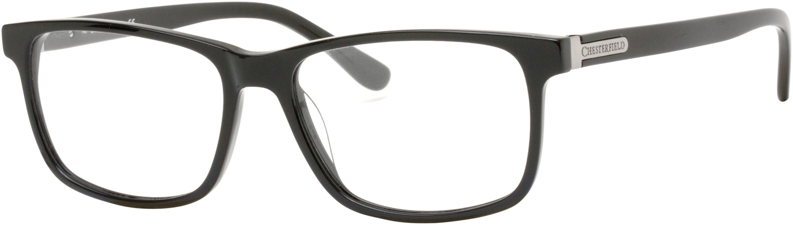  Chesterfield 60XL Rectangular Eyeglasses 0807-0807  Black (00 Demo Lens)
