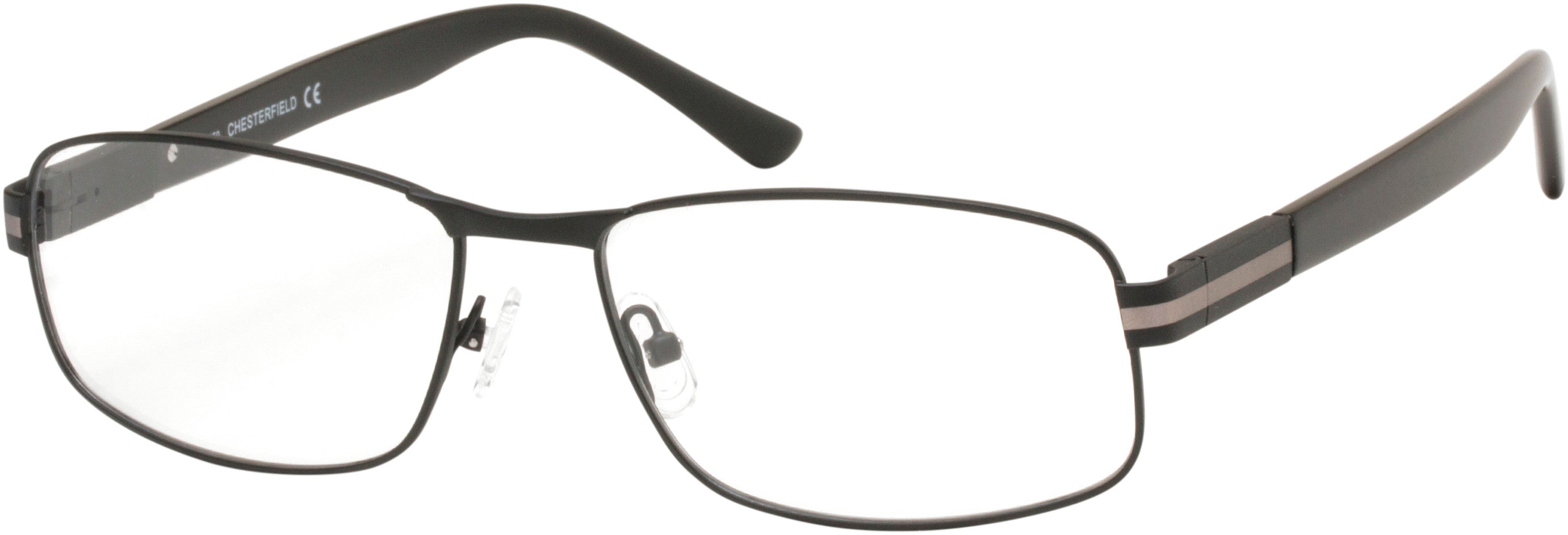 Chesterfield 61XL Rectangular Eyeglasses 0003-0003  Matte Black (00 Demo Lens)