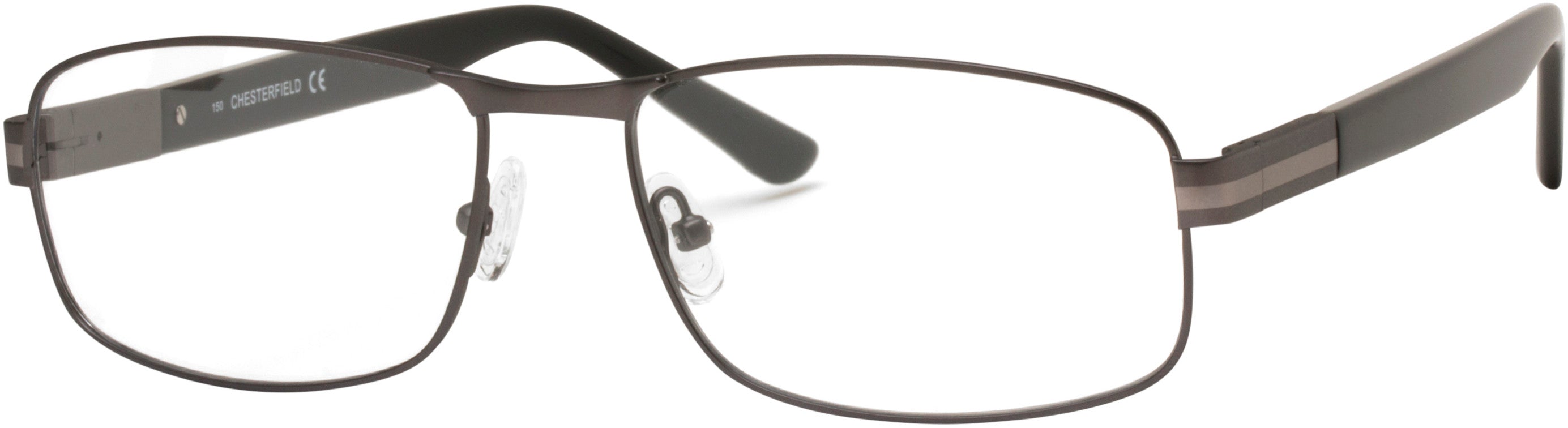  Chesterfield 61XL Rectangular Eyeglasses 0FRE-0FRE  Matte Gray (00 Demo Lens)
