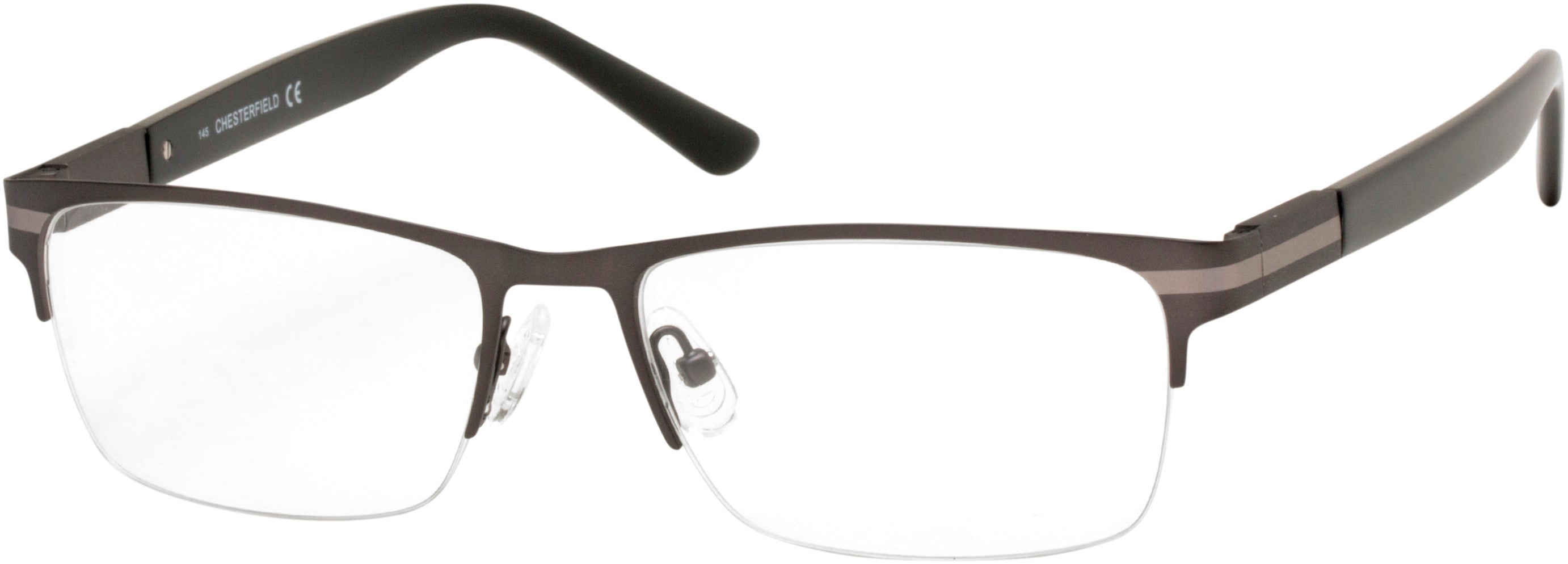  Chesterfield 62XL Rectangular Eyeglasses 0FRE-0FRE  Matte Gray (00 Demo Lens)