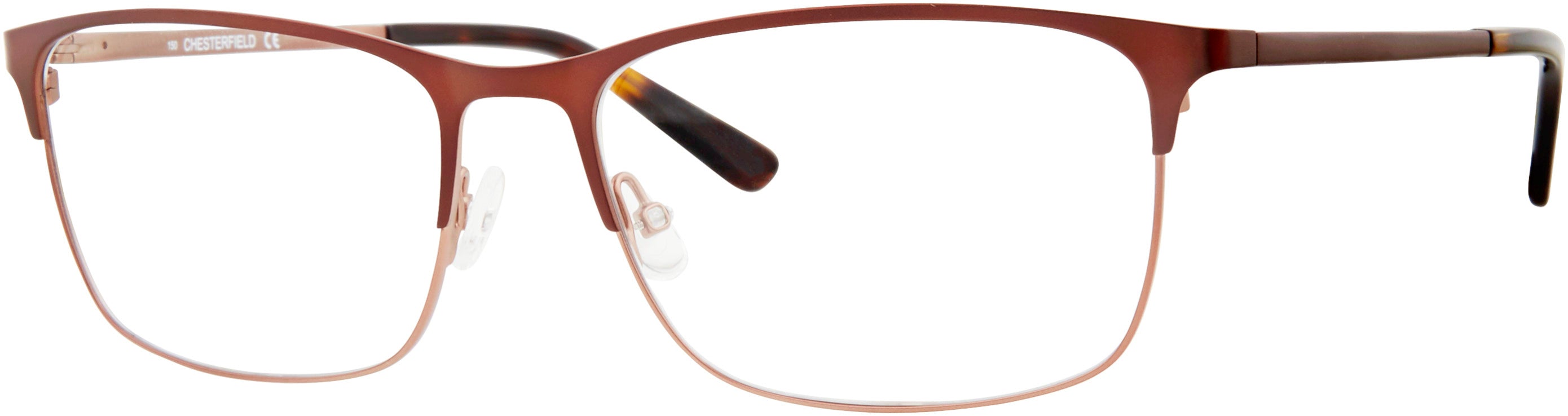  Chesterfield 63XL Rectangular Eyeglasses 009Q-009Q  Brown (00 Demo Lens)