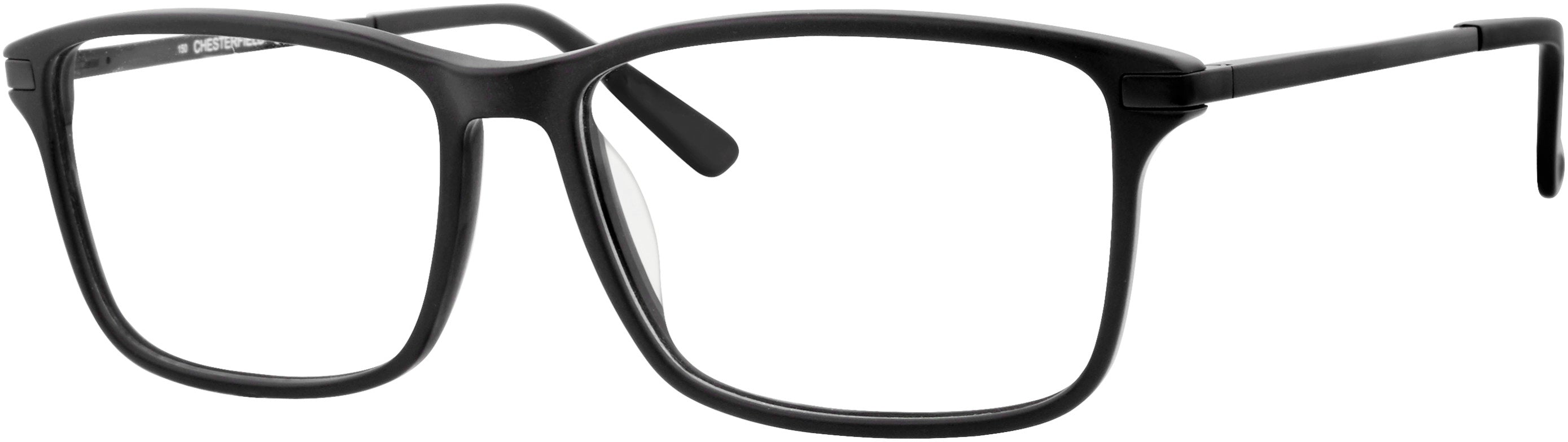  Chesterfield 64XL Rectangular Eyeglasses 0807-0807  Black (00 Demo Lens)