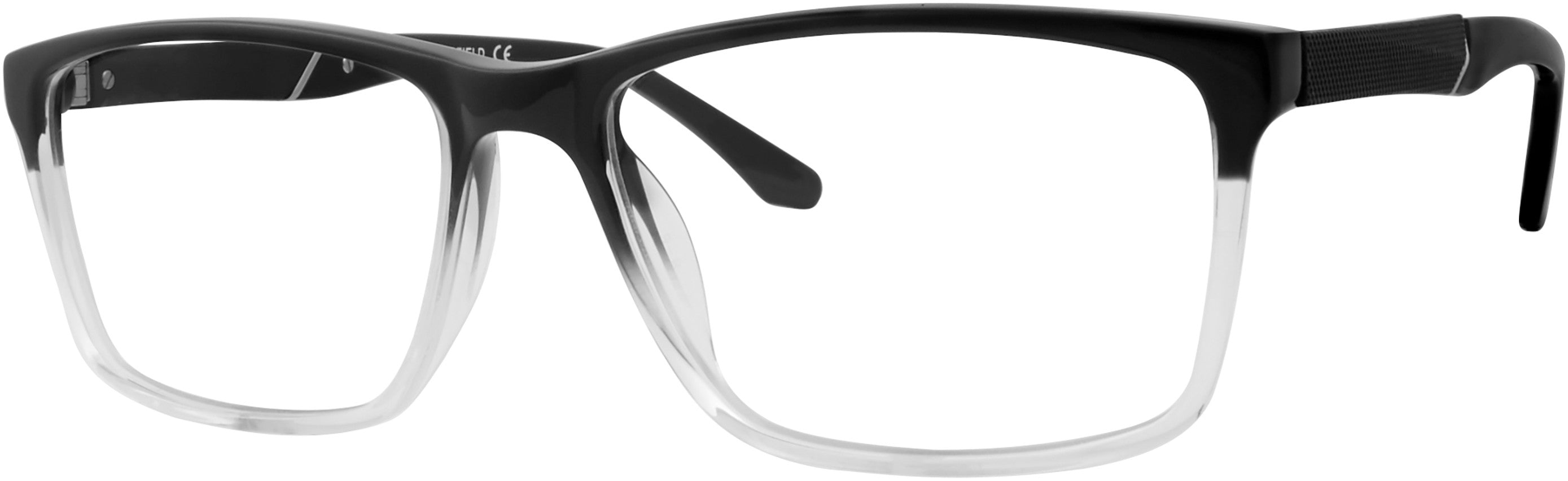  Chesterfield 66XL Rectangular Eyeglasses 07C5-07C5  Black Crystal (00 Demo Lens)