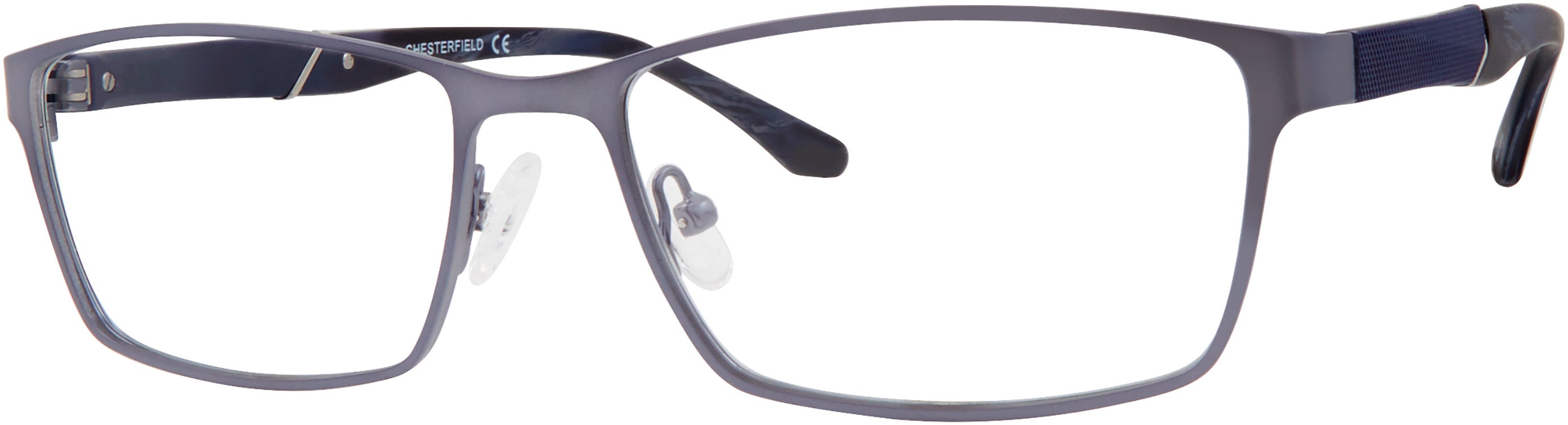  Chesterfield 67XL Rectangular Eyeglasses 0FRE-0FRE  Matte Gray (00 Demo Lens)