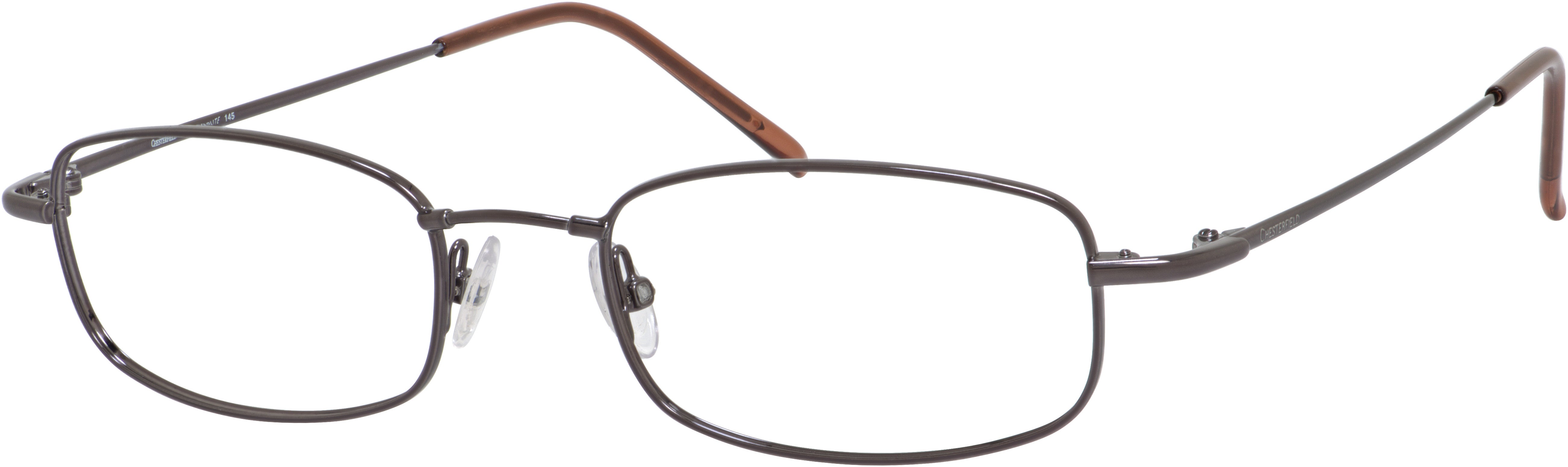  Chesterfield 681 Rectangular Eyeglasses 0TZ2-0TZ2  Gunmetal (00 Demo Lens)