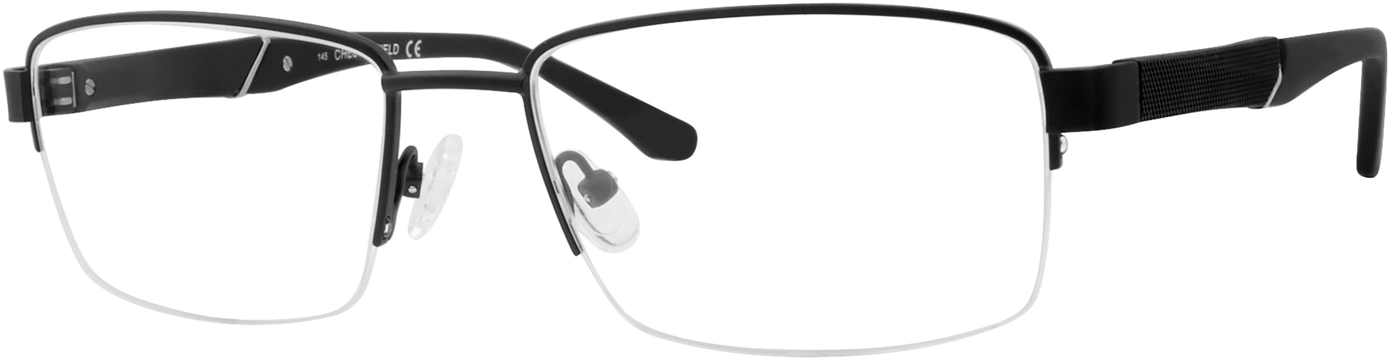  Chesterfield 68XL Rectangular Eyeglasses 0003-0003  Matte Black (00 Demo Lens)