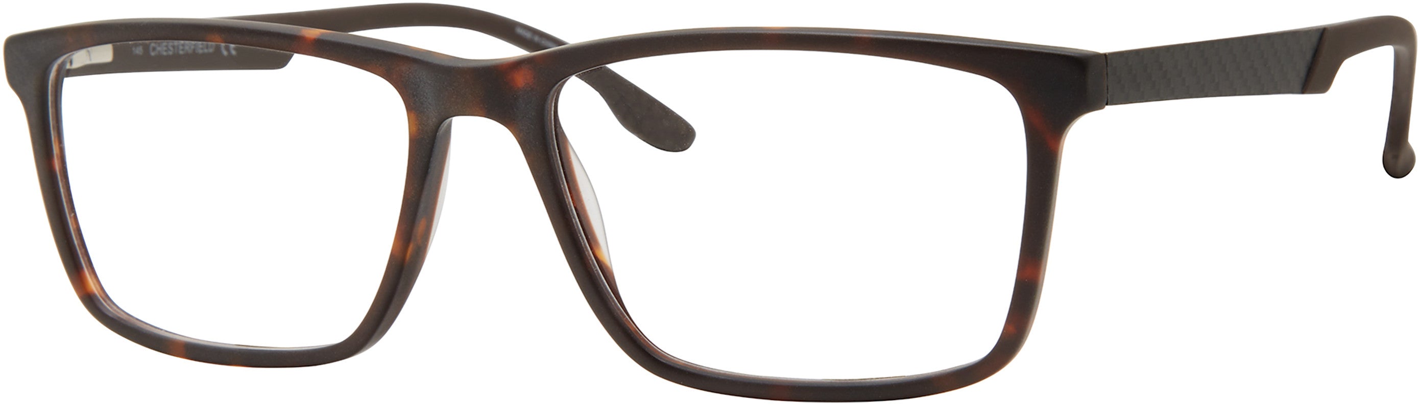  Chesterfield 70XL Rectangular Eyeglasses 0086-0086  Dark Havana (00 Demo Lens)