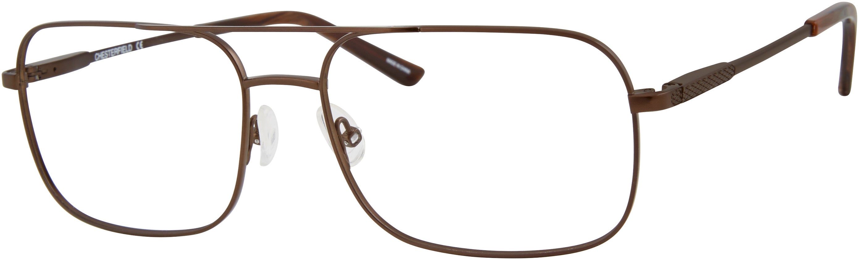  Chesterfield 74Xl/T Navigator Eyeglasses 0E62-0E62  Brushed Brown Brown (00 Demo Lens)