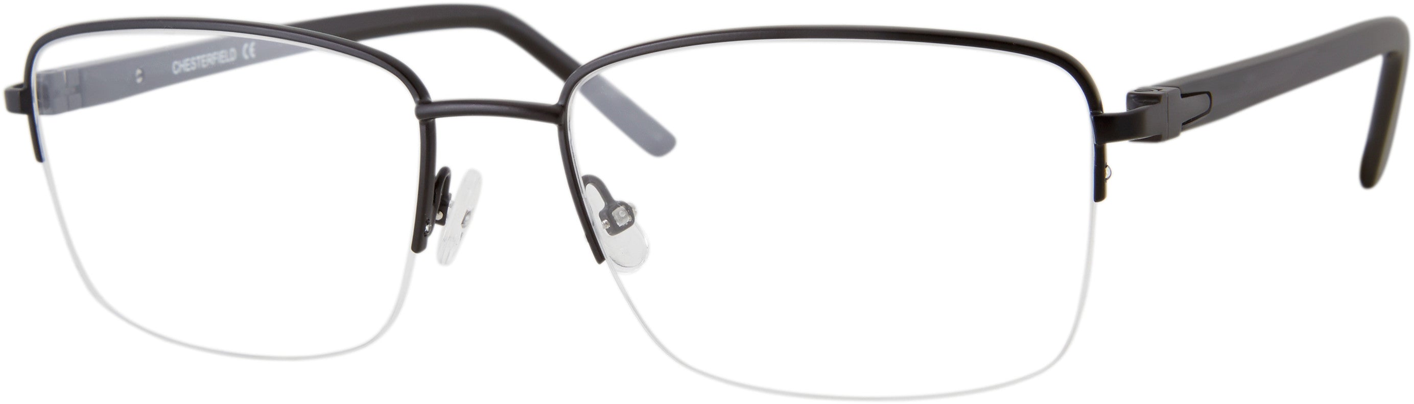  Chesterfield 79XL Rectangular Eyeglasses 0003-0003  Matte Black (00 Demo Lens)