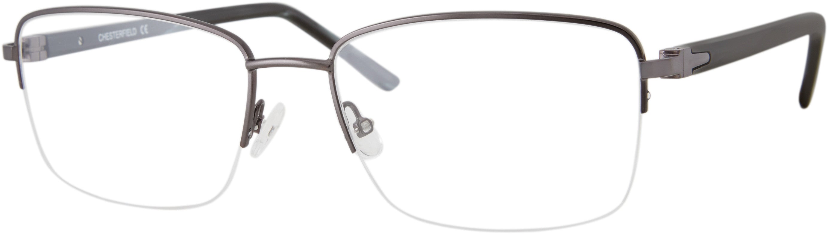  Chesterfield 79XL Rectangular Eyeglasses 0RIW-0RIW  Matte Gray (00 Demo Lens)