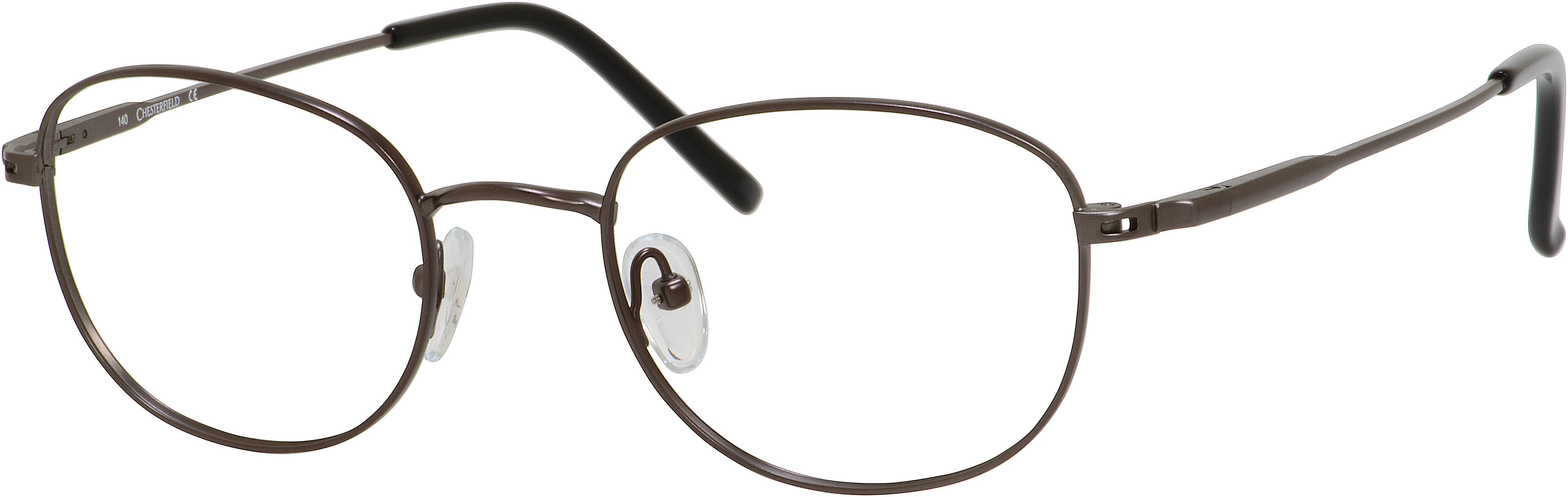  Chesterfield 864/T Round Eyeglasses 01P4-01P4  Ruthenium (00 Demo Lens)