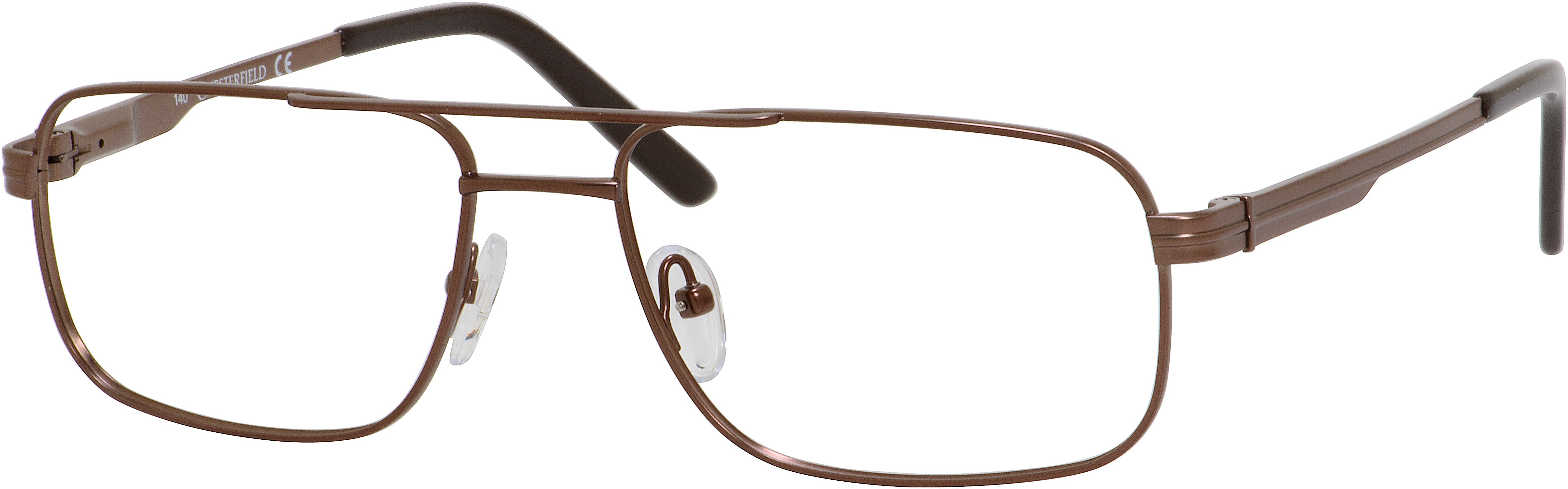  Chesterfield 866/T Rectangular Eyeglasses 01J0-01J0  Brown (00 Demo Lens)