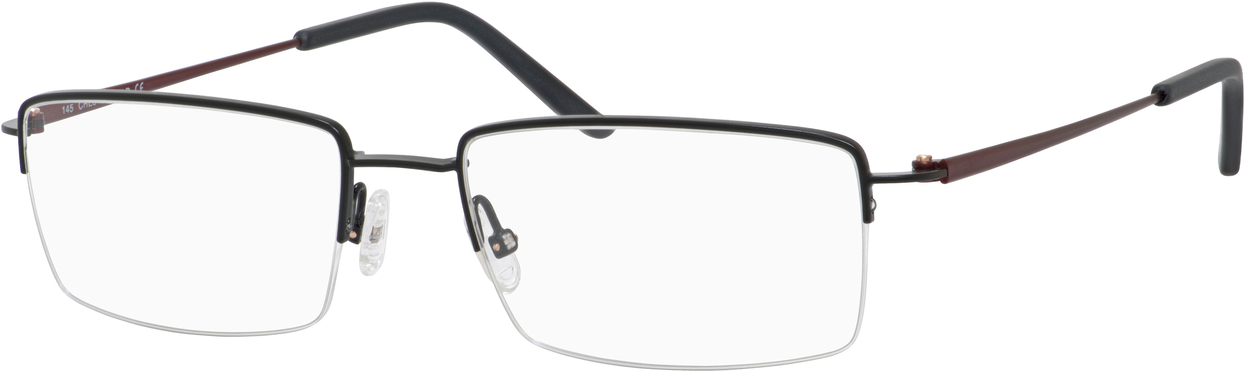  Chesterfield 876 Rectangular Eyeglasses 0003-0003  Black Matte (00 Demo Lens)