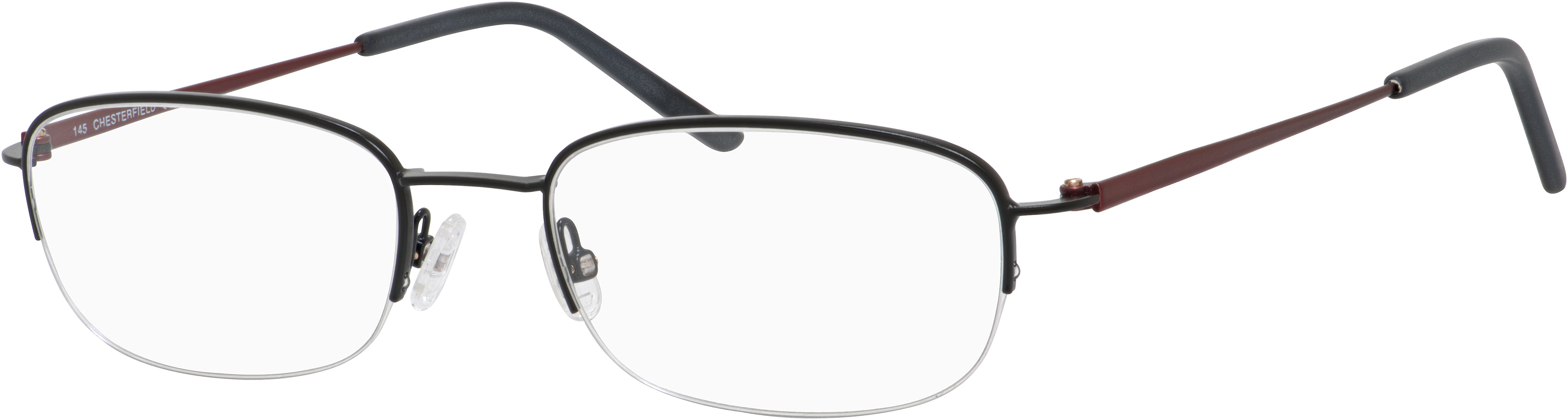  Chesterfield 877 Rectangular Eyeglasses 0003-0003  Black Matte (00 Demo Lens)