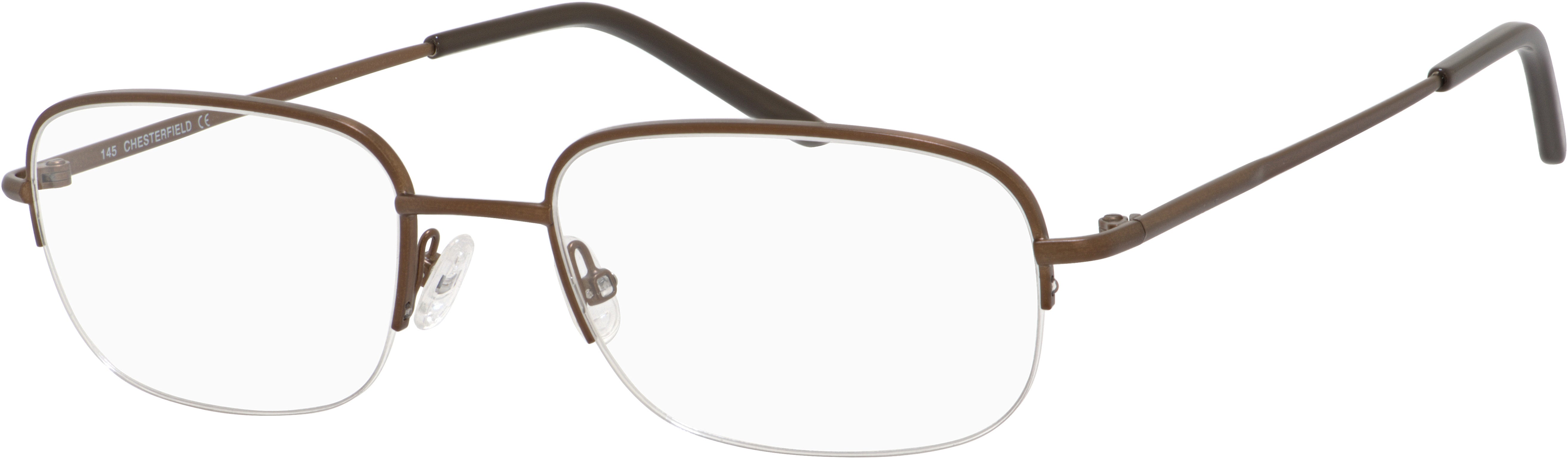  Chesterfield 883 Rectangular Eyeglasses 009Q-009Q  Brown (00 Demo Lens)
