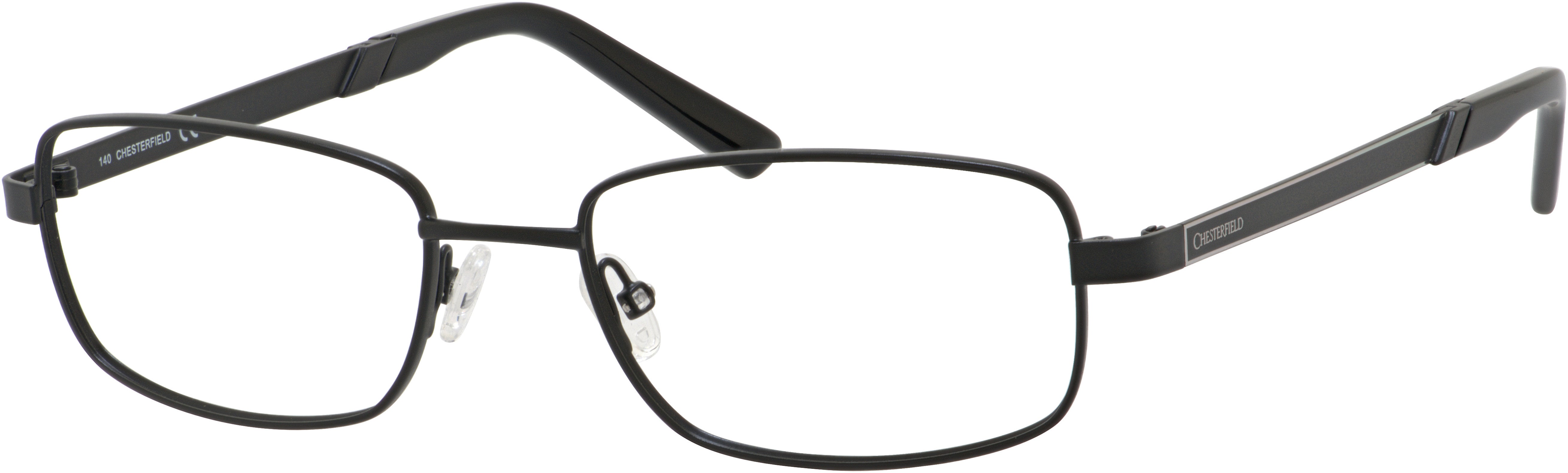 Chesterfield 884 Rectangular Eyeglasses 0003-0003  Matte Black (00 Demo Lens)