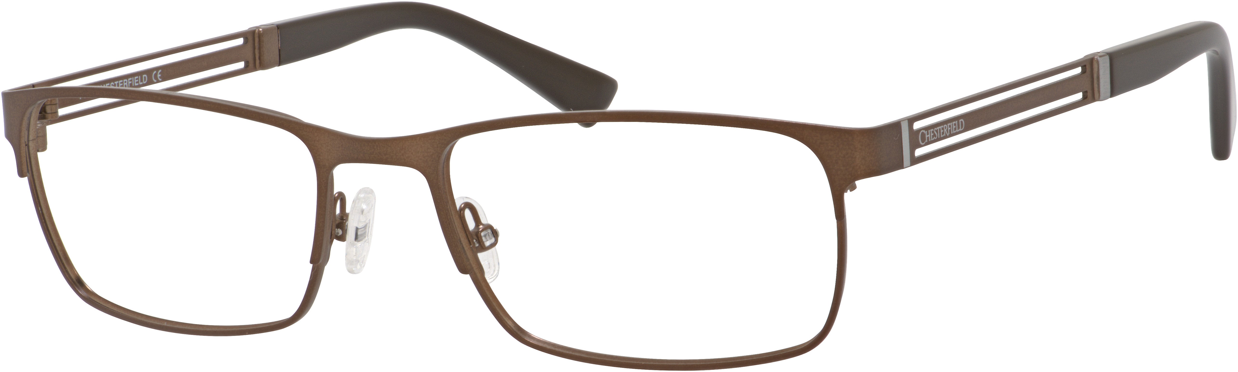  Chesterfield 885 Rectangular Eyeglasses 009Q-009Q  Brown (00 Demo Lens)