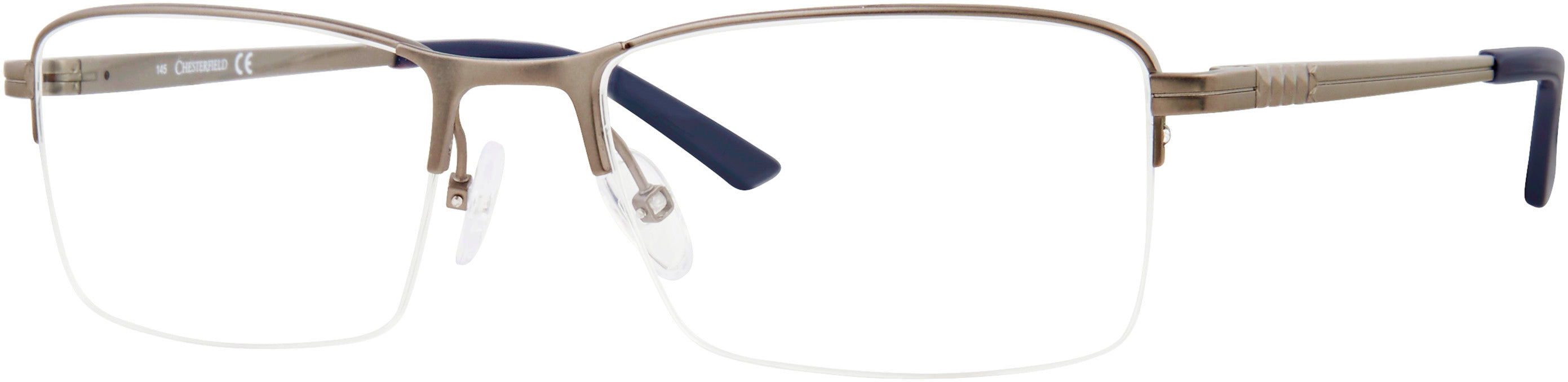  Chesterfield 886/T Rectangular Eyeglasses 0FRE-0FRE  Matte Gray (00 Demo Lens)