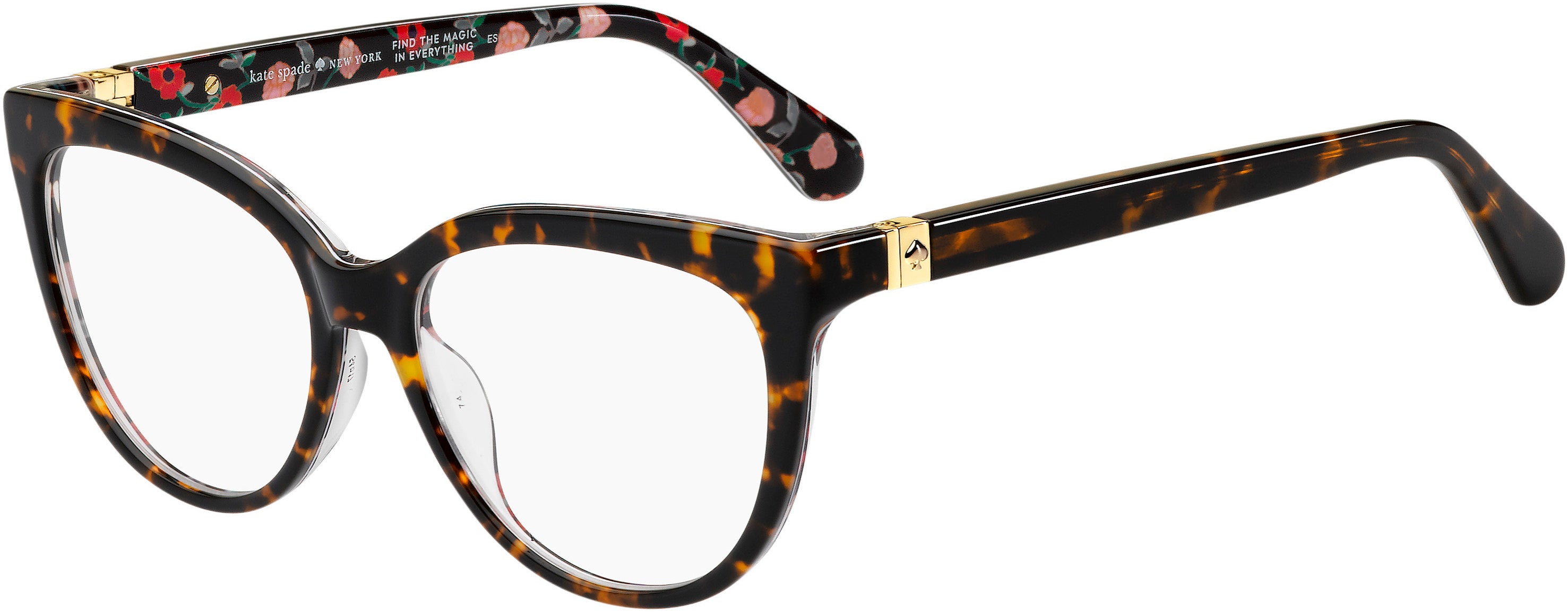 Kate Spade Cherette Cat Eye/butterfly Eyeglasses 0VH8-0VH8  Brown Bkred (00 Demo Lens)