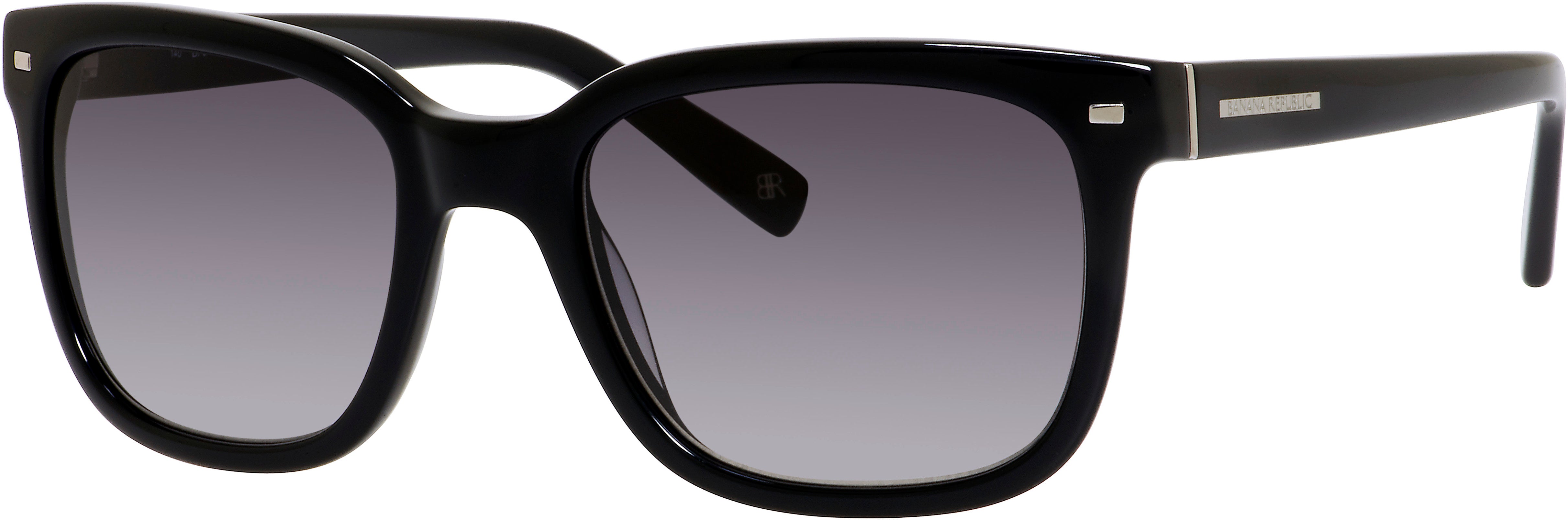 Banana Republic Colin/S Rectangular Sunglasses 0807-0807  Black (Y7 Gray Gradient)