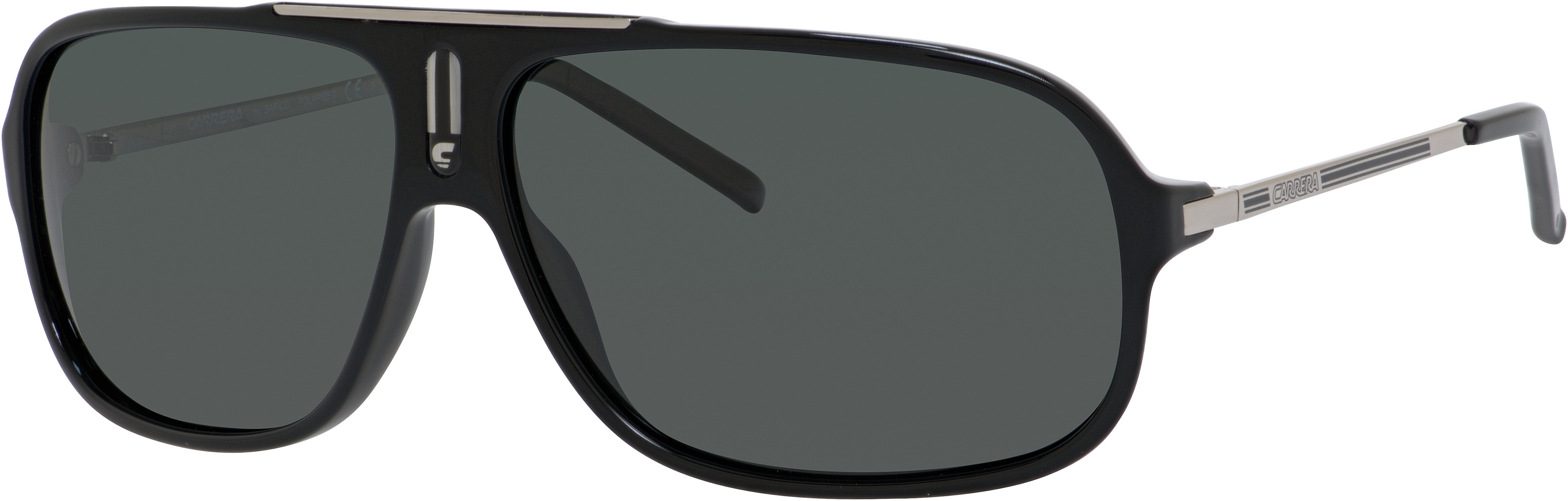 Carrera Cool Aviator Sunglasses 0CSA-0CSA  Black / Palladium (RA Gray Polarized)