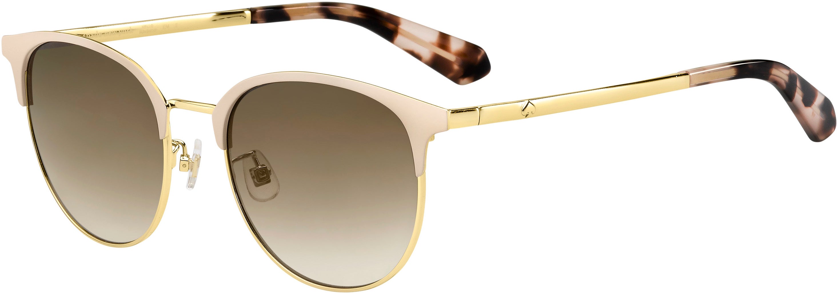 Kate Spade Delacey/F/S Browline Sunglasses 0S45-0S45  Pink Gold (HA Brown Gradient)